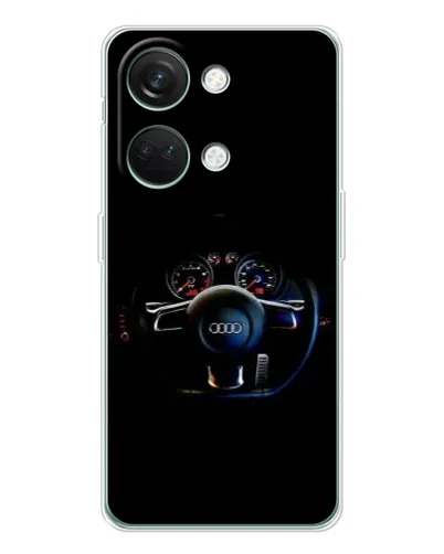 Чехол для Huawei Honor Play 10C с картинкой «Салон Audi — руль» Чехол для Huawei Honor Play 10C с картинкой «Салон Audi — руль»