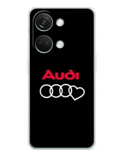 Чехол для Huawei Honor Play 10C с картинкой «Логотип Audi Heart»
