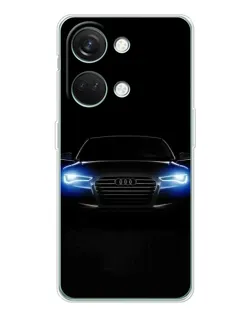 Чехол для Huawei Honor Play 10C с картинкой «Audi в неоне»