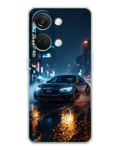 Чехол для Huawei Honor Play 10C с картинкой «Ночной город и Audi» Чехол для Huawei Honor Play 10C с картинкой «Ночной город и Audi»