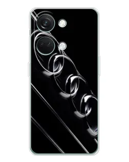Чехол для Huawei Honor Play 10C с картинкой «Audi — абстрактные кольца»