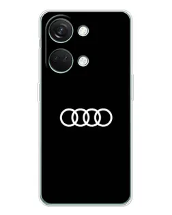 Чехол для Huawei Honor Play 10C с картинкой «Audi White Logo»