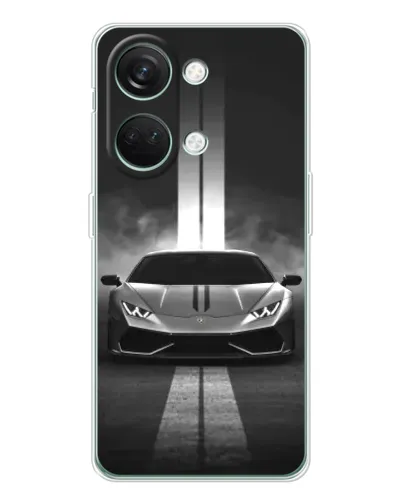 Чехол для Huawei Honor Play 10C с картинкой «Lamborghini симметрия дорог»