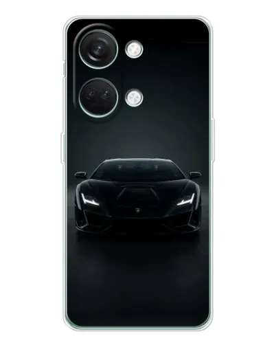 Чехол для Huawei Honor Play 10C с картинкой «Черный Lamborghini Aventador»