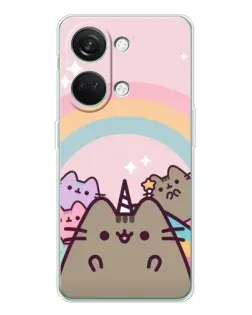 Чехол для Huawei Honor Play 10C с картинкой «Единорог Pusheen»