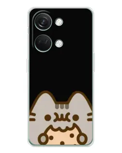 Чехол для Huawei Honor Play 10C с картинкой «Пушин на черном»