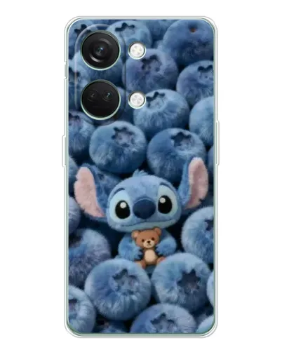 Чехол для Huawei Honor Play 10C с картинкой «Стич и голубика»