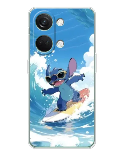 Чехол для Huawei Honor Play 10C с картинкой «Стич на волне»