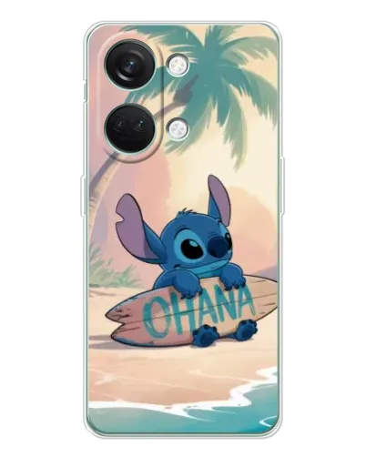 Чехол для Huawei Honor Play 10C с картинкой «Стич на серфе»