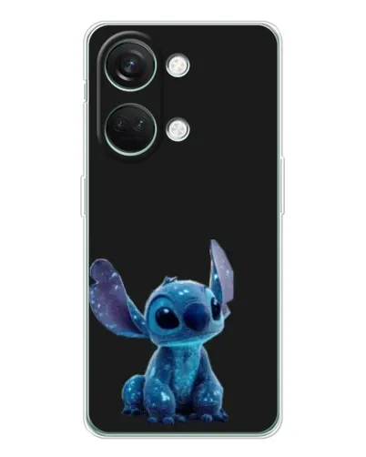 Чехол для Huawei Honor Play 10C с картинкой «Стич на черном»