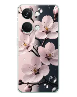 Чехол для Huawei Honor Play 10C с картинкой «Нежная сакура и капли» Чехол для Huawei Honor Play 10C с картинкой «Нежная сакура и капли»