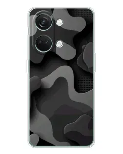 Чехол для Huawei Honor Play 10C с картинкой «Темный абстрактный камуфляж»