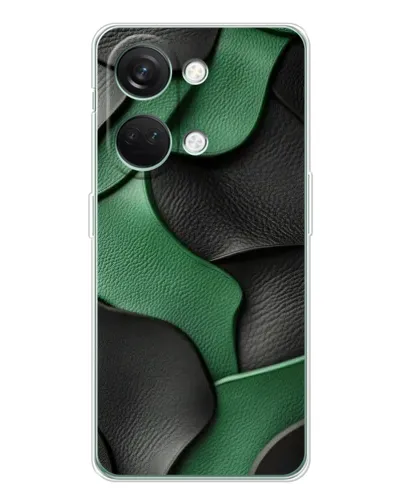 Чехол для Huawei Honor Play 10C с картинкой «Зеленые кожаные волны»