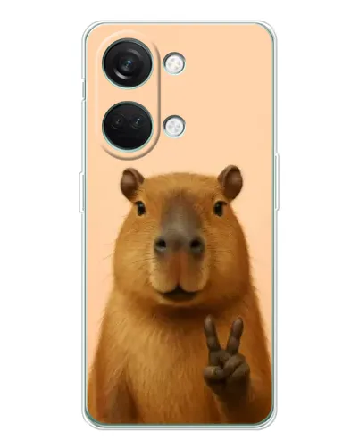 Чехол для Huawei Honor Play 10C с картинкой «Капибара виктория»