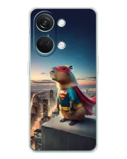 Чехол для Huawei Honor Play 10C с картинкой «Капи-мен супергерой»