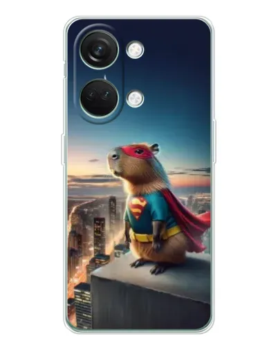 Чехол для Huawei Honor Play 10C с картинкой «Капи-мен супергерой»