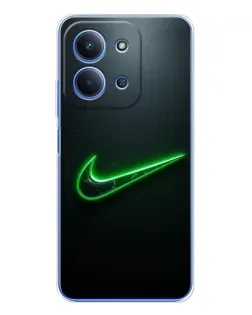 Чехол для Huawei Honor Play 11 Plus с картинкой «Неоновый контур Nike»