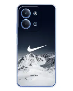 Чехол для Huawei Honor Play 11 Plus с картинкой «Nike — зимние горы» Чехол для Huawei Honor Play 11 Plus с картинкой «Nike — зимние горы»