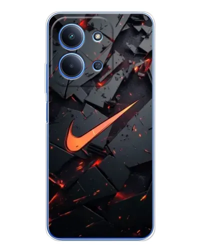 Чехол для Huawei Honor Play 11 Plus с картинкой «Nike — эффект разломов»