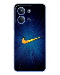 Чехол для Huawei Honor Play 11 Plus с картинкой «Синий пульс Nike» Чехол для Huawei Honor Play 11 Plus с картинкой «Синий пульс Nike»