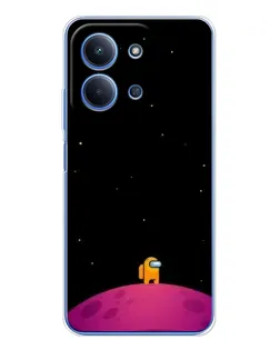 Чехол для Huawei Honor Play 11 Plus с картинкой «Одинокий герой на планете»