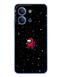 Чехол для Huawei Honor Play 11 Plus с картинкой «Красный Among Us»