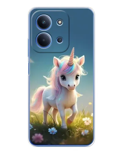 Чехол для Huawei Honor Play 11 Plus с картинкой «Единорог на поляне» Чехол для Huawei Honor Play 11 Plus с картинкой «Единорог на поляне»