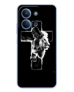 Чехол для Huawei Honor Play 11 Plus с картинкой «Сияющий крест Jesus»