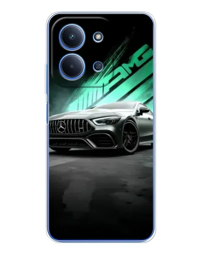 Чехол для Huawei Honor Play 11 Plus с картинкой «Темный Mercedes AMG»