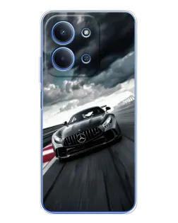 Чехол для Huawei Honor Play 11 Plus с картинкой «Гоночный Mercedes AMG»