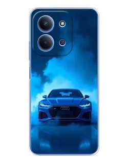 Чехол для Huawei Honor Play 11 Plus с картинкой «Audi — голубая энергия»