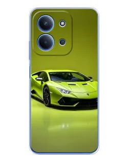 Чехол для Huawei Honor Play 11 Plus с картинкой «Салатовый Lamborghini Huracan»