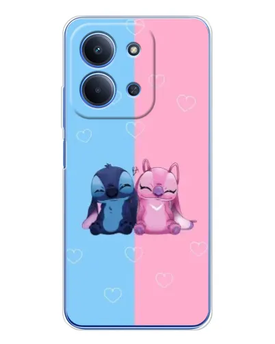 Чехол для Huawei Honor Play 11 Plus с картинкой «Stitch и Angel Love»