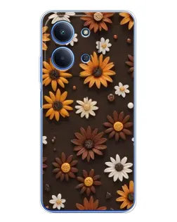 Чохол для Huawei Honor Play 11 Plus з картинкою «Візерунок з маленьких соняшників» Чохол для Huawei Honor Play 11 Plus з картинкою «Візерунок з маленьких соняшників»