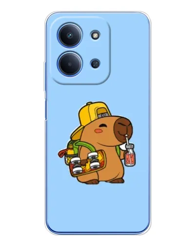 Чехол для Huawei Honor Play 11 Plus с картинкой «Капибара на скейте» Чехол для Huawei Honor Play 11 Plus с картинкой «Капибара на скейте»