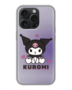 Чехол для Huawei Honor Play 60 Plus с картинкой «Kuromi — фиолетовый арт»