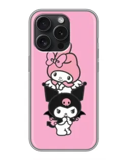 Чехол для Huawei Honor Play 60 Plus с картинкой «My Melody и Kuromi»