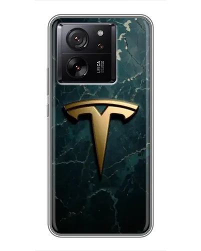 Чехол для Huawei Honor Play 60A с картинкой «Мраморная Tesla Gold»