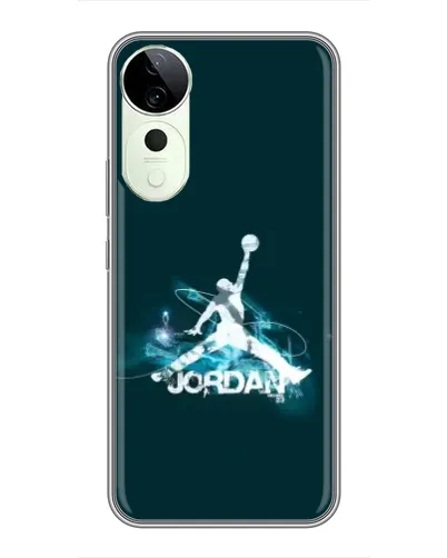 Чохол для Huawei Honor Play 70 Plus з картинкою «Jordan Blue Fire» Чохол для Huawei Honor Play 70 Plus з картинкою «Jordan Blue Fire»