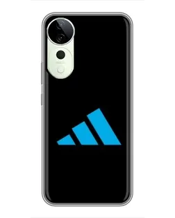 Чехол для Huawei Honor Play 70 Plus с картинкой «Adidas Cyan Logo»