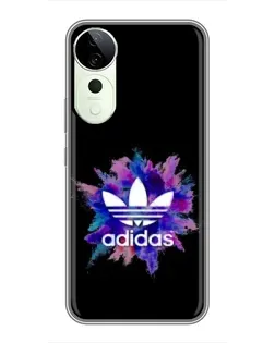 Чехол для Huawei Honor Play 70 Plus с картинкой «Взрыв красок Adidas»