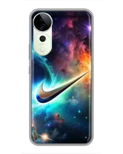 Чехол для Huawei Honor Play 70 Plus с картинкой «Космический Nike Swoosh»