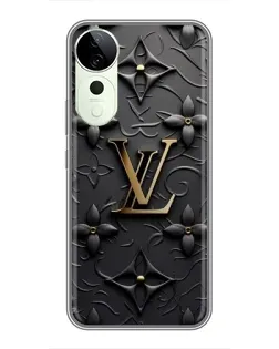 Чохол для Huawei Honor Play 70 Plus з картинкою «Шкіряна текстура LV»