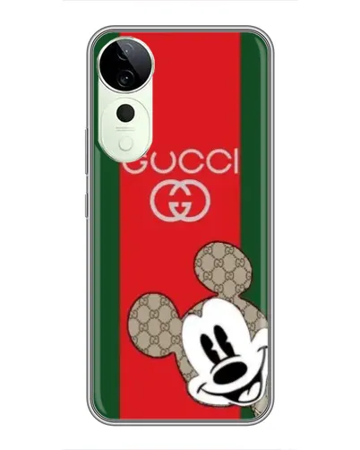 Чохол для Huawei Honor Play 70 Plus з картинкою «Gucci — смуги та Міккі»
