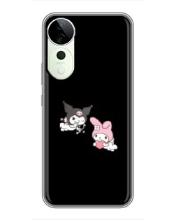 Чехол для Huawei Honor Play 70 Plus с картинкой «My Melody и Kuromi»