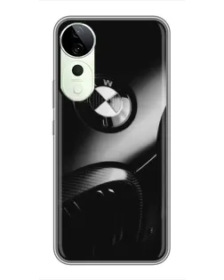 Чехол для Huawei Honor Play 70 Plus с картинкой «Эмблема BMW — макро»