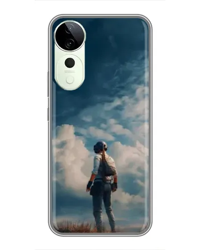 Чехол для Huawei Honor Play 70 Plus с картинкой «Герой PUBG на скале» Чехол для Huawei Honor Play 70 Plus с картинкой «Герой PUBG на скале»