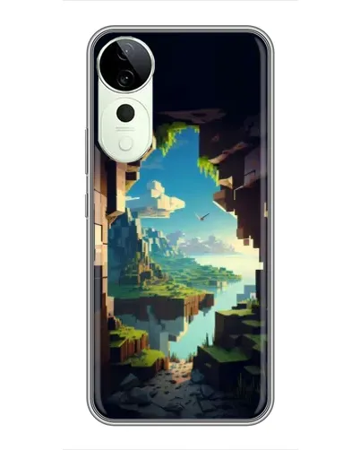 Чехол для Huawei Honor Play 70 Plus с картинкой «Вид из пещеры»