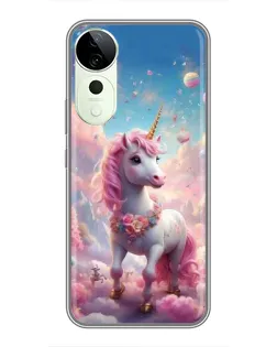 Чохол для Huawei Honor Play 70 Plus з картинкою «Єдиноріг серед хмар» Чохол для Huawei Honor Play 70 Plus з картинкою «Єдиноріг серед хмар»