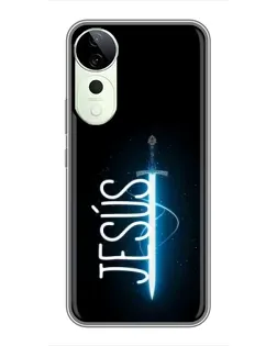 Чехол для Huawei Honor Play 70 Plus с картинкой «Меч Духа Jesus»